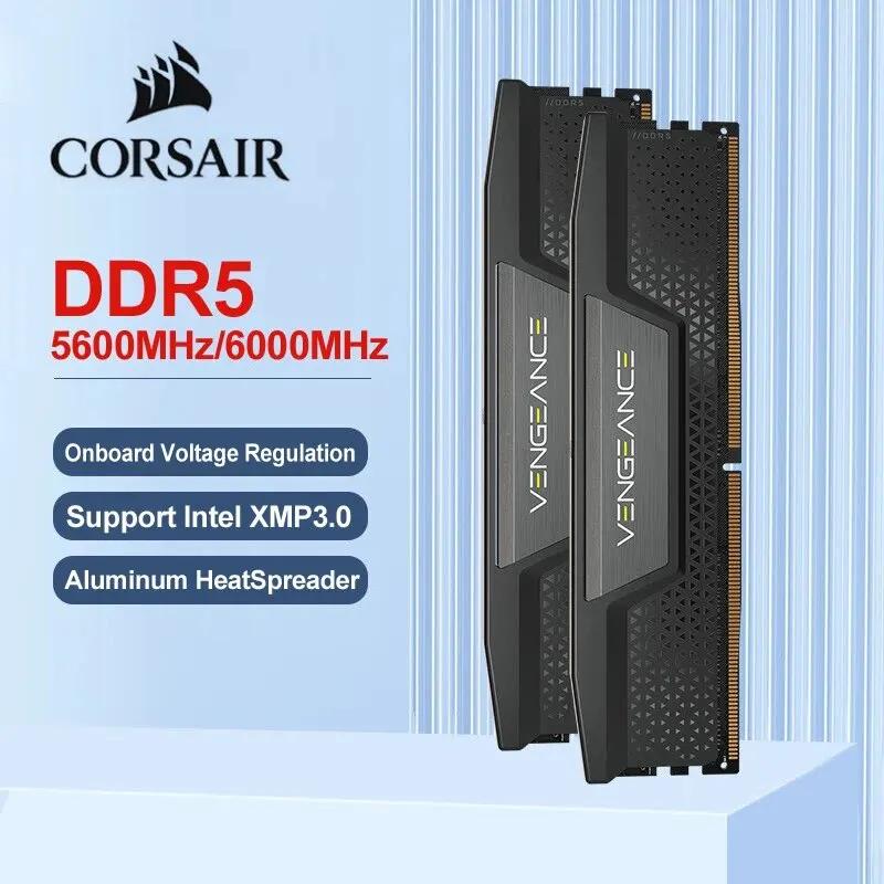 CORSAIR VENGEANCE  XMP ICUE ȣȯ ǻ ޸, DDR5 RAM, 16GB, 5600MHz, 6000MHz, 6400MHz, 